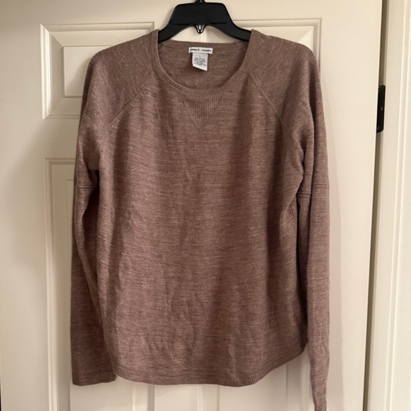 Sweet Romeo Sweaters - Sweet Romeo Brown Crew Neck Sweater